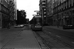 Tram At Politechnika, Picture 2, Warsaw, Poland, 2007