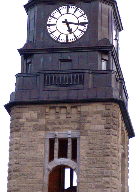 Clock at Hamburg centralstation