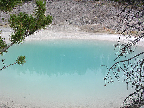 milchige Spiegelung