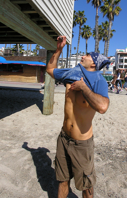 Ky Under San Clemente Pier (7033)