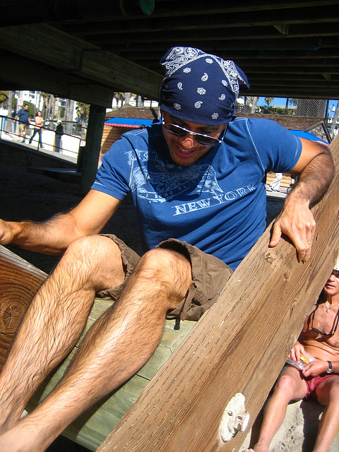 Ky Under San Clemente Pier (9212)