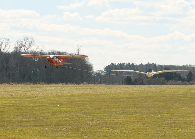 Glider take off d