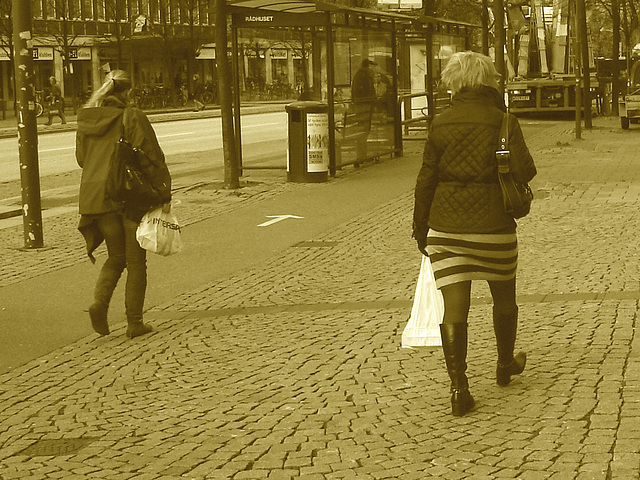 Helsingborg / Sweden -  October 22th 2008- Sepia