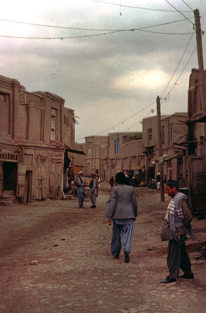 Along the street in Herat