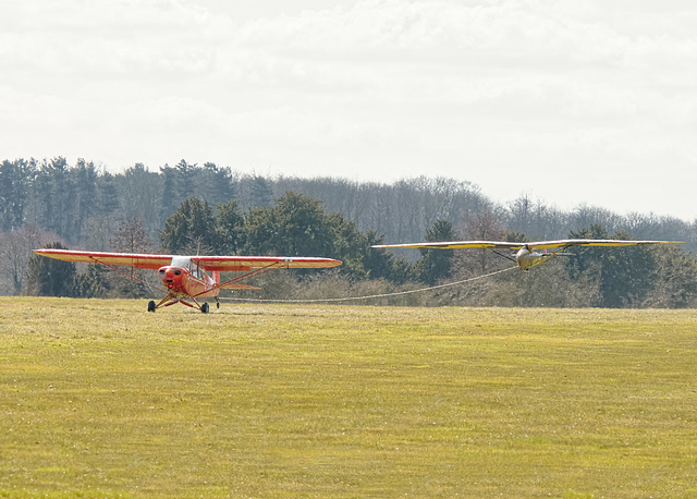 Glider take off c