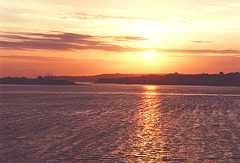 coucher de soleil,Chiloé