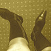 Ipernity charming friend's reward - Gleaming pointed tips black sexy boots and shapely legs ! !  Sepia