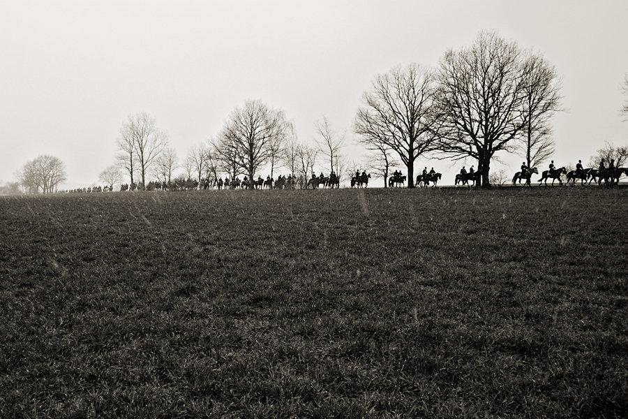 Osterreiter im Schneetreiben - Easter Riders in the snow