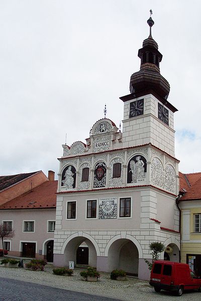Urbodomo en Volyně (Town Hall in Volyně - Czech Republic, South Bohemian Region)