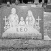 Immaculate heart of Mary cemetery - Churubusco. NY. USA.  March  29th 2009 -  B & W