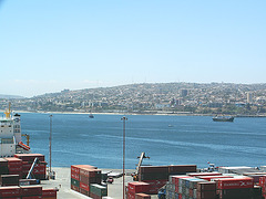 Valparaiso, vu du  port