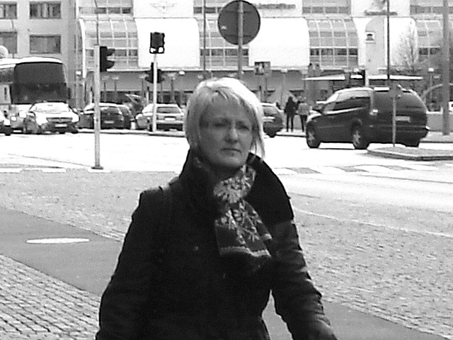 Jolie Dame suédoise / Beautiful swedish Lady - B & W