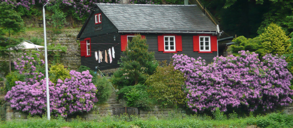 Holzhaus bei Schmilka