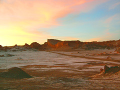 Val de a Luna (crépuscule)