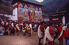 Thanka enrolled at the Paro Tsechu