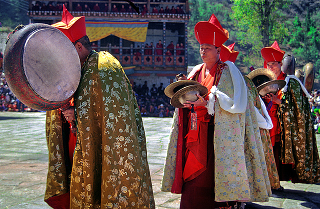 Welcome dance of the Lamas