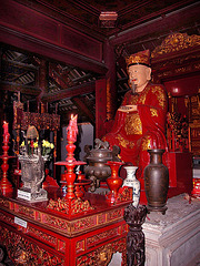 Inside Văn Miếu (Temple of Literature) in Hanoi