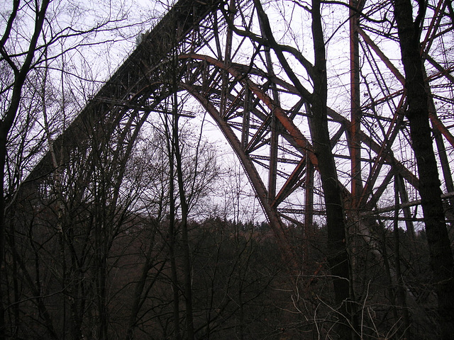 Die Müngstener Eisenbahnbrücke von 1897