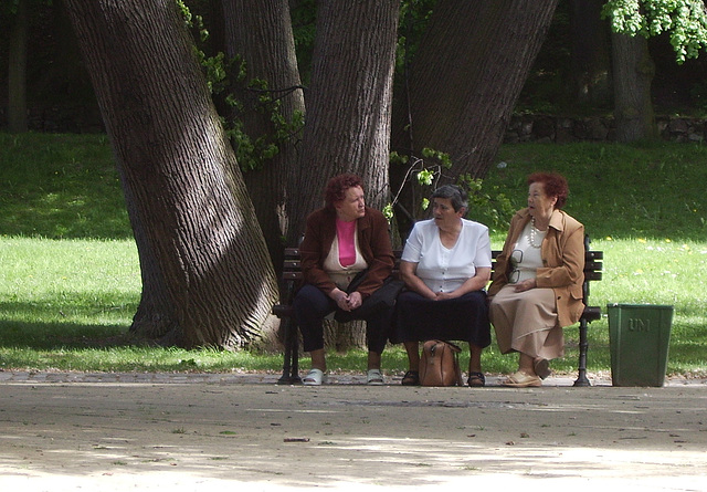 three ladies