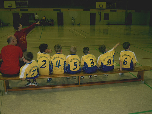 Henrik beim Handball