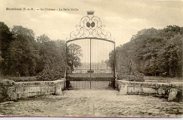 La grille du Château de Bombon