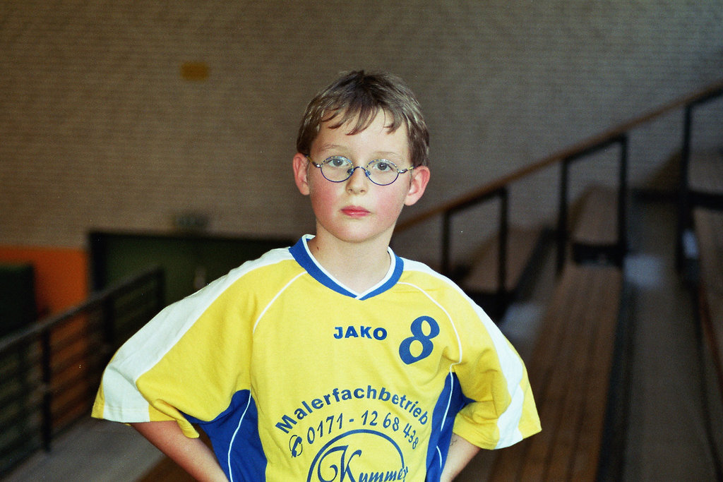 Henrik beim Handball