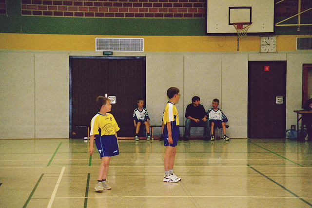 Henrik beim Handball