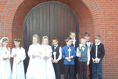Henriks Kommunions-Gruppe