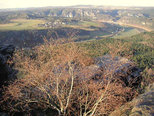 Blick auf die Bastei