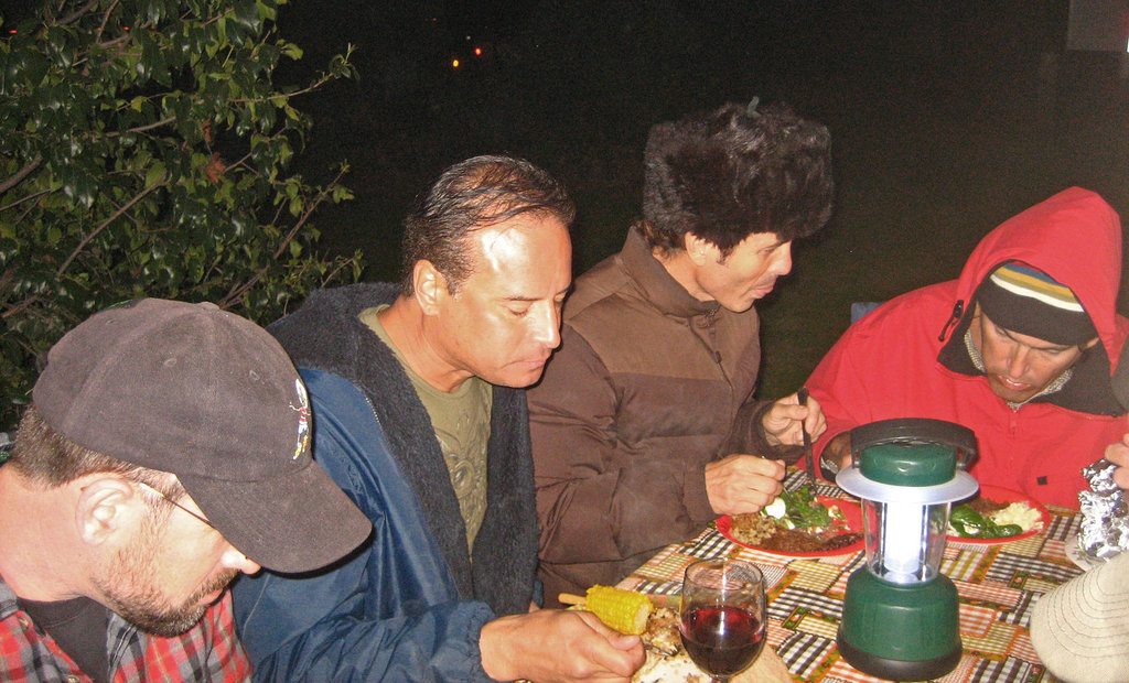 Potluck Dinner In Camp (9241)