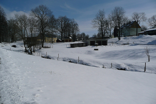 Blick vom Geburtshaus