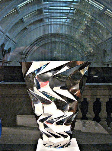 Silver vase