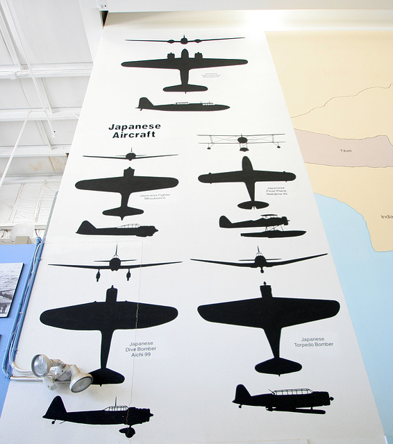 Japanese Aircraft Silhouettes (1422)