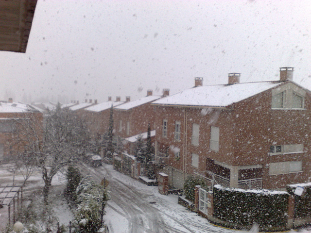 Nieva en Mutilva Alta(Navarra)