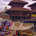 Market in front of the pagoda in Patan