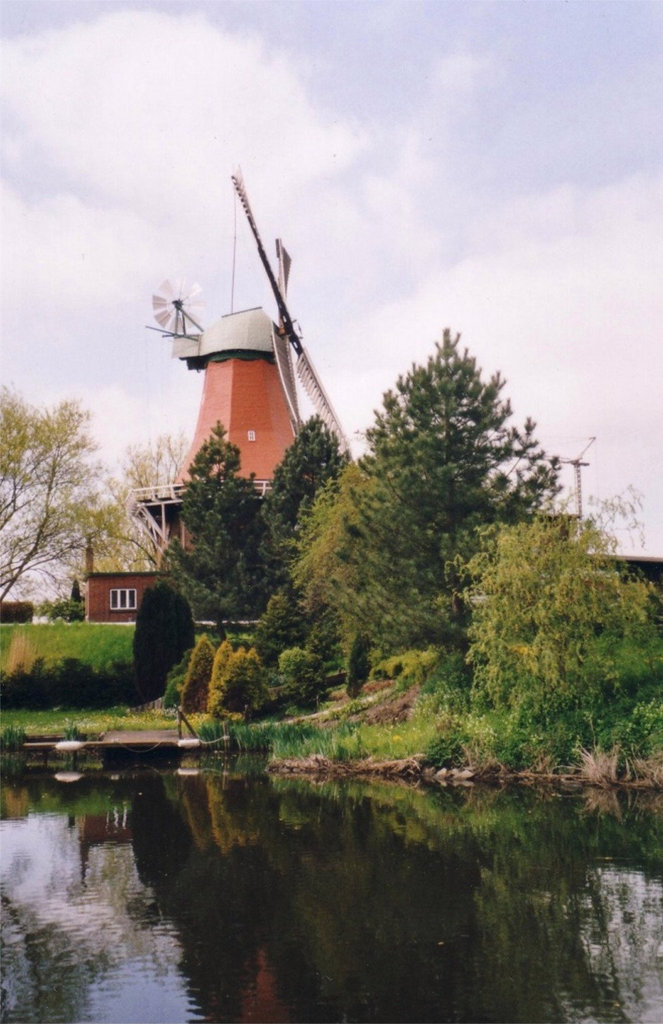 Windmühle an der Dove Elbe