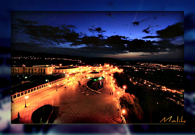 Plateau Lalla Setti la nuit.