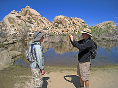 Ari & John at Barker Dam (0629)