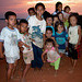 Lao kids at the Mekong river bank