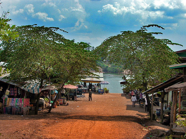 Ferry pier to Cambodia