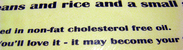 non-fat cholesterol free oil (0672)