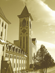 Abbaye St-Benoit-du-lac  /   St-Benoit-du-lac  Abbey -  Quebec, CANADA  /  6 février 2009 - SEPIA.