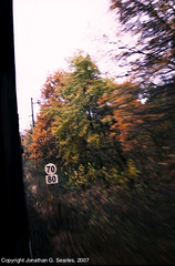 Railway Speed Signs, Somewhere Near Cercany, Bohemia(CZ), 2007