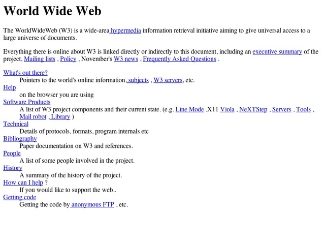 The World Wide Web project (20130430)