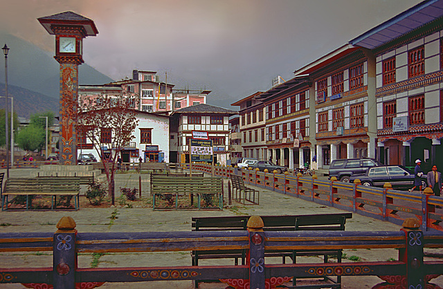 Downtown in Thimphu