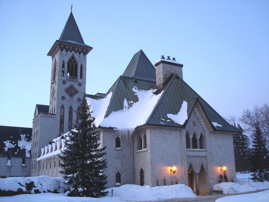 Abbaye / Abbey - St-Benoit-du-lac  /  Québec- CANADA - Février 2009- Originale