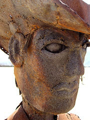 Ricardo Breceda's Farm Worker sculpture in Galleta Meadows Estate (4429)