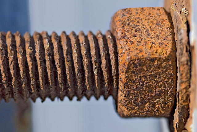 Rusty screw