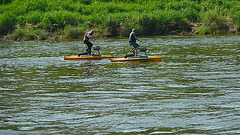 schwimmfähige Pedalos