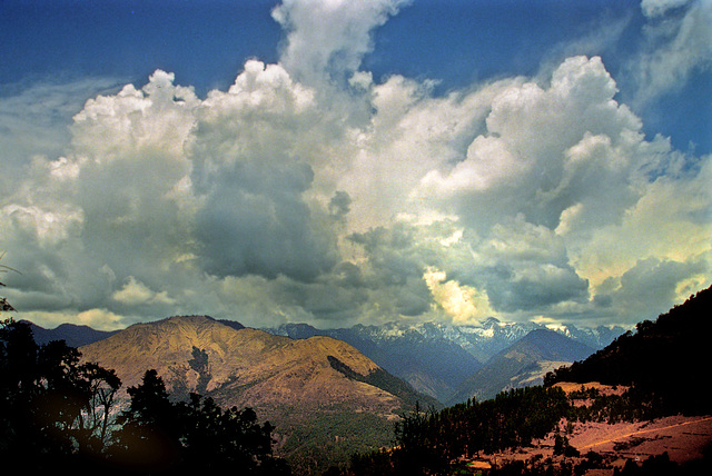 Panoramaview at Trongsa district